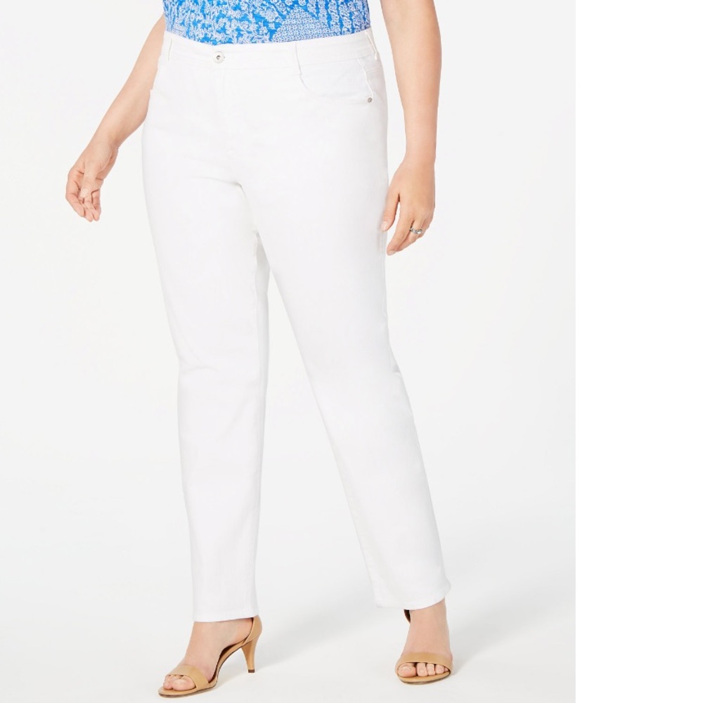 Style & Co Plus Size High Rise Slim Leg Jeans